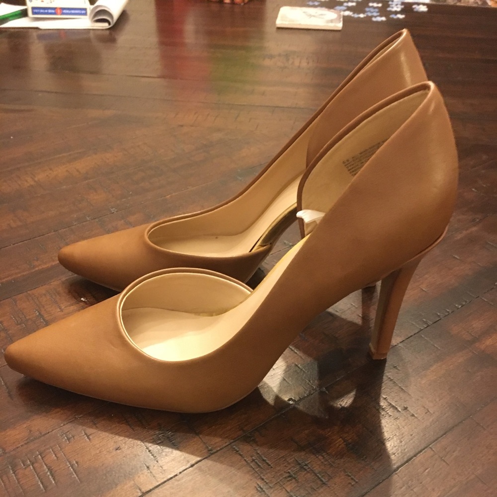 Nude color high heel